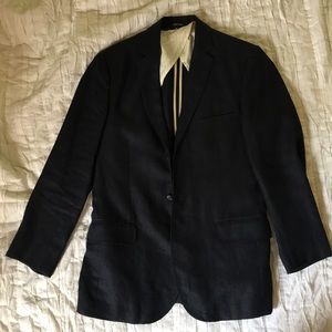 J. crew Navy Linen Sport Coat